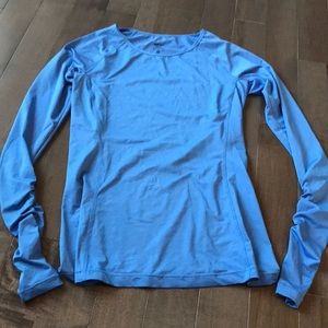 Blue Nike Pro Running Shirt